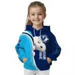 personalized villanova wildcats peeking snoopy navy hoodie best selling