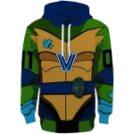 personalized villanova wildcats superhero armor navy green hoodie best selling
