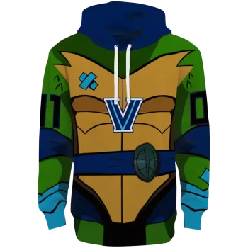 personalized villanova wildcats superhero armor navy green hoodie best selling