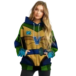 personalized villanova wildcats superhero armor navy green hoodie best selling