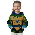 personalized villanova wildcats superhero armor navy green hoodie best selling