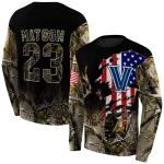 personalized villanova wildcats tree camo hoodie best selling