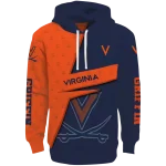 personalized virginia cavaliers abstract shape blue hoodie best selling
