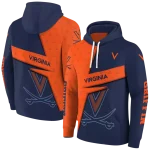 personalized virginia cavaliers abstract shape blue hoodie best selling