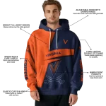 personalized virginia cavaliers abstract shape blue hoodie best selling