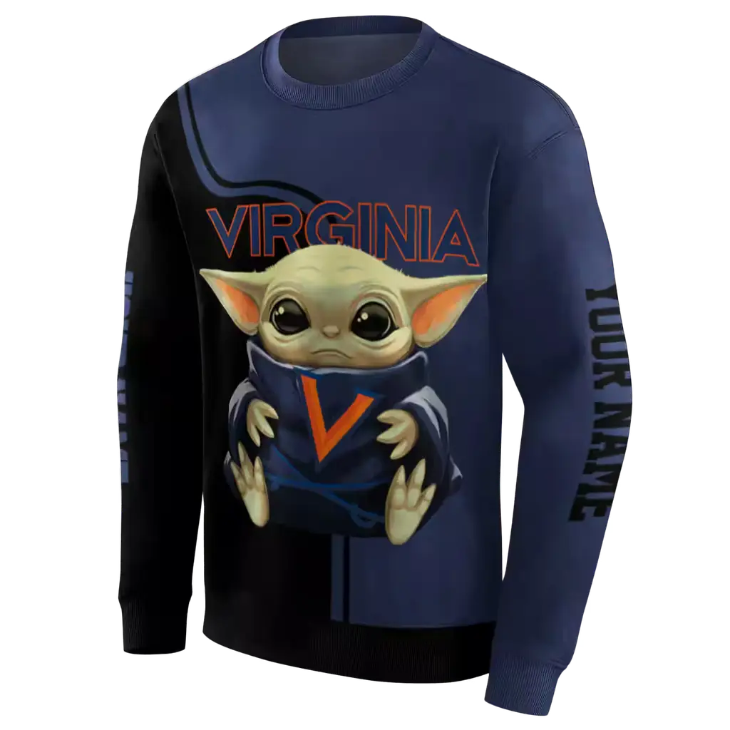 personalized virginia cavaliers baby yoda blue black hoodie new arrival personalized virginia cavaliers baby yoda blue black hoodie new arrival