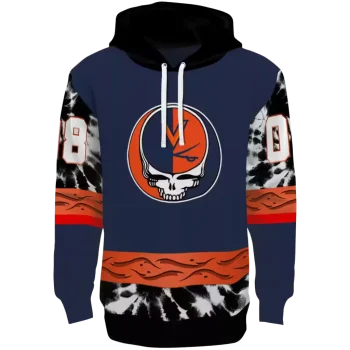 personalized virginia cavaliers grateful vibes blue hoodie best selling