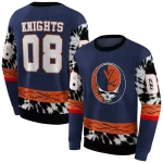 personalized virginia cavaliers grateful vibes blue hoodie best selling