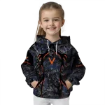 personalized virginia cavaliers hunting theme blue black hoodie best selling