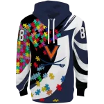 personalized virginia cavaliers puzzle pieces blue hoodie best selling