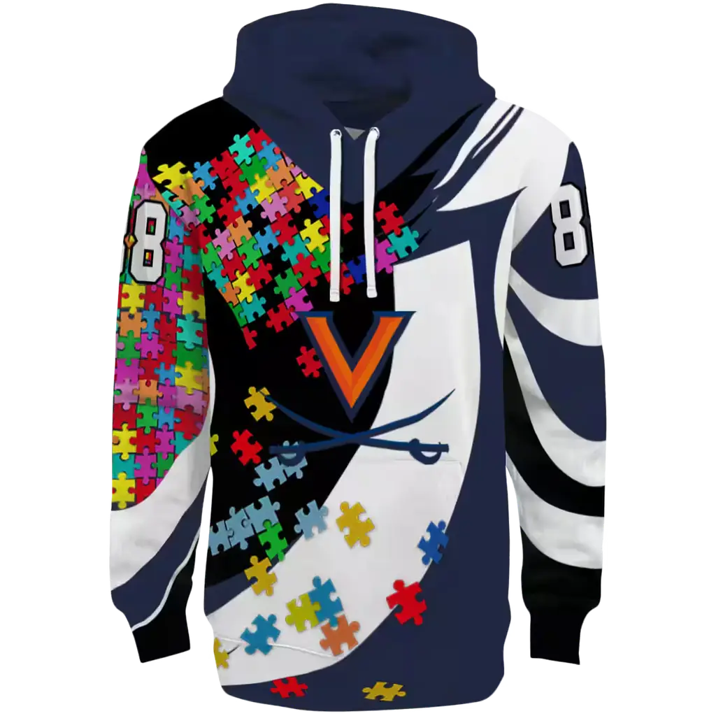 personalized virginia cavaliers puzzle pieces blue hoodie best selling personalized virginia cavaliers puzzle pieces blue hoodie best selling