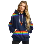 personalized virginia cavaliers rainbow stripes blue hoodie best selling