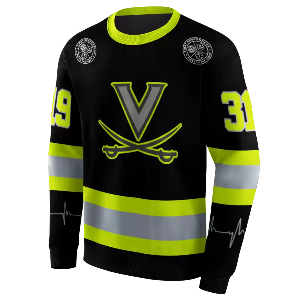 personalized virginia cavaliers safety motif black neon green hoodie new arrival personalized virginia cavaliers safety motif black neon green hoodie new arrival