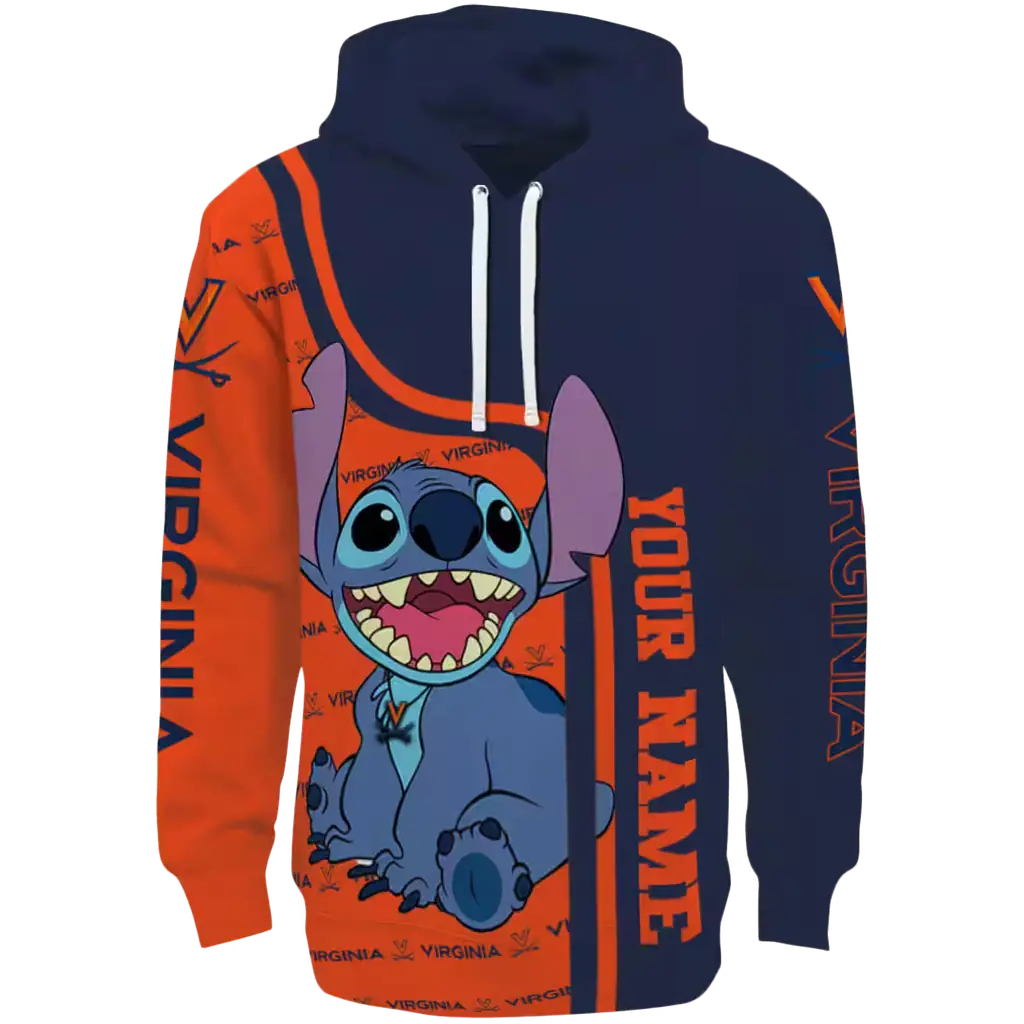 personalized virginia cavaliers stitch blue hoodie best selling personalized virginia cavaliers stitch blue hoodie best selling
