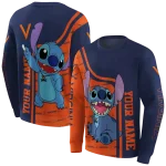 personalized virginia cavaliers stitch blue hoodie best selling