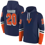 personalized virginia cavaliers striped sleeves blue hoodie best selling