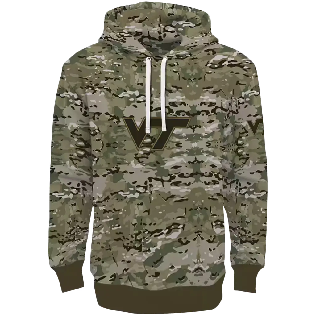 personalized virginia tech hokies military style hoodie best selling personalized virginia tech hokies military style hoodie best selling