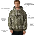 personalized virginia tech hokies military style hoodie best selling