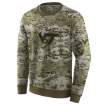 personalized virginia tech hokies military style hoodie best selling
