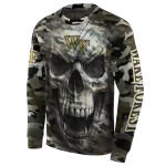 personalized wake forest demon deacons camo skull hoodie best selling