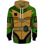 personalized wake forest demon deacons superhero armor gold green hoodie best selling