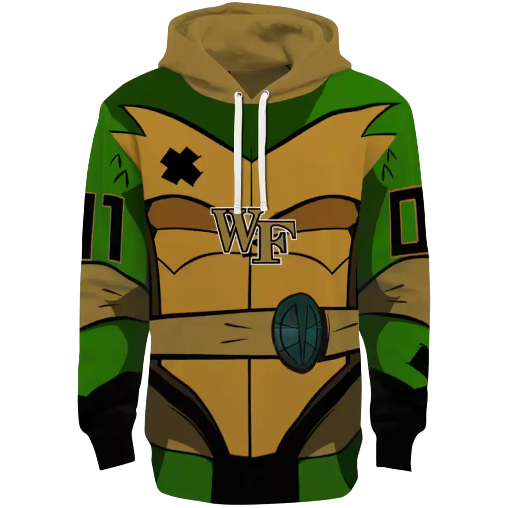 personalized wake forest demon deacons superhero armor gold green hoodie best selling personalized wake forest demon deacons superhero armor gold green hoodie best selling