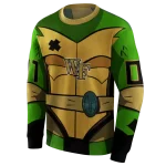 personalized wake forest demon deacons superhero armor gold green hoodie best selling