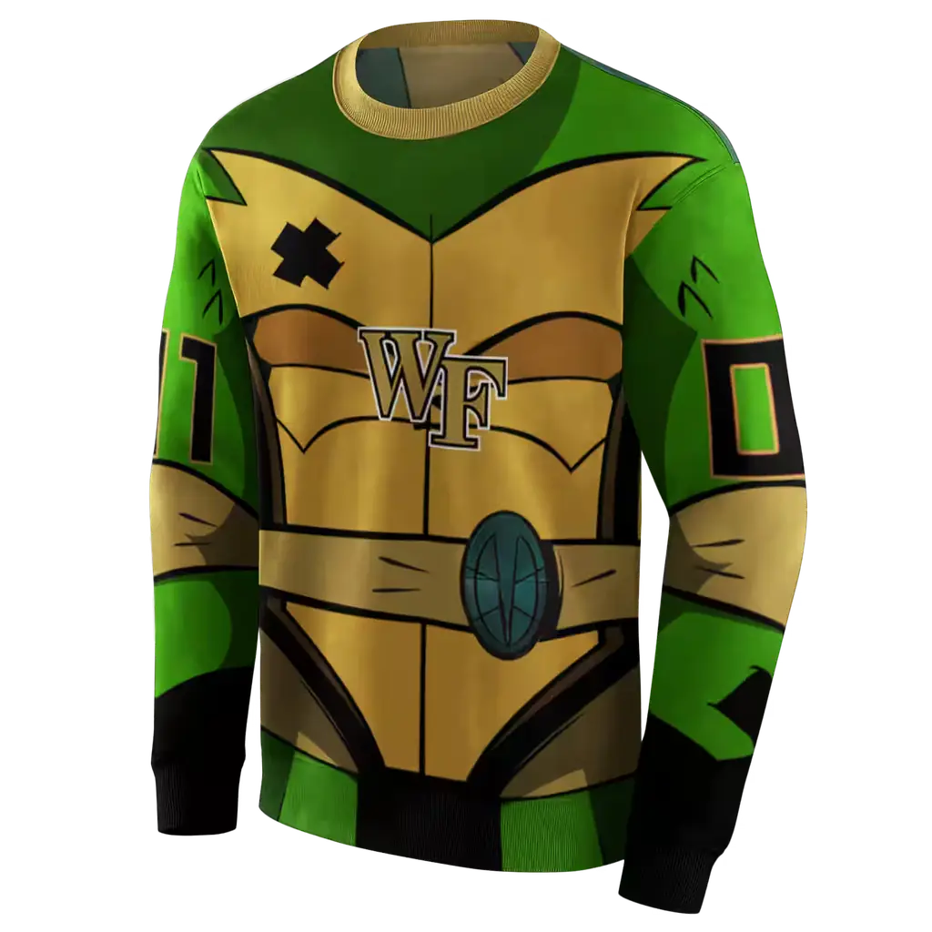 personalized wake forest demon deacons superhero armor gold green hoodie new arrival personalized wake forest demon deacons superhero armor gold green hoodie new arrival