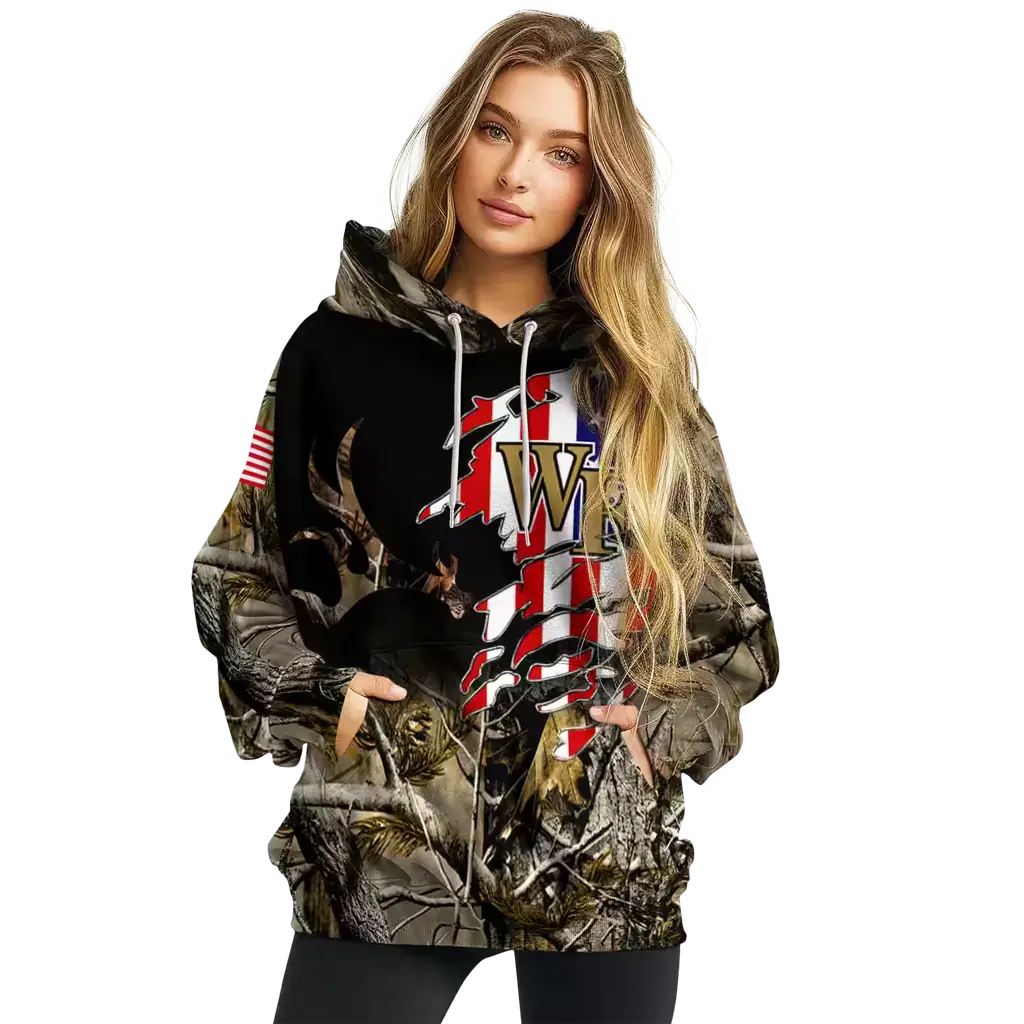 personalized wake forest demon deacons tree camo hoodie high quality personalized wake forest demon deacons tree camo hoodie high quality