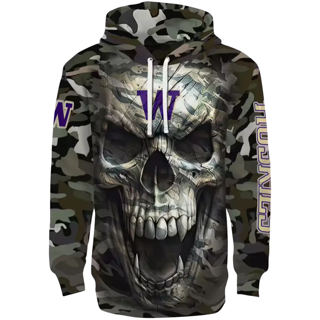 personalized washington huskies camo skull hoodie best selling personalized washington huskies camo skull hoodie best selling