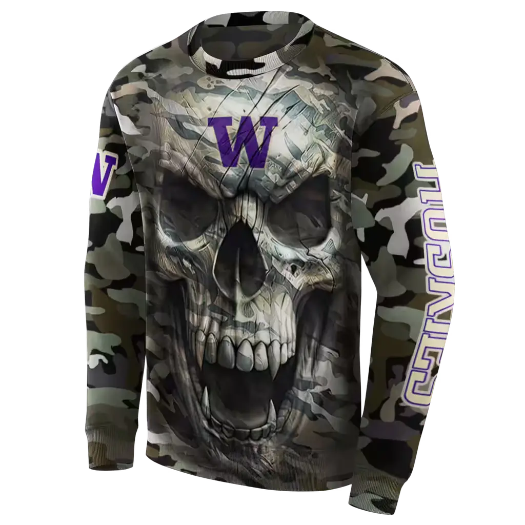 personalized washington huskies camo skull hoodie new arrival personalized washington huskies camo skull hoodie new arrival
