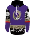 personalized washington huskies grateful vibes purple hoodie best selling