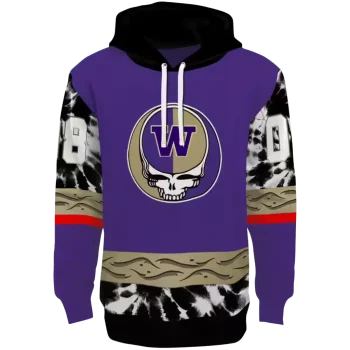 personalized washington huskies grateful vibes purple hoodie best selling