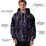personalized washington huskies hunting theme purple black hoodie best selling