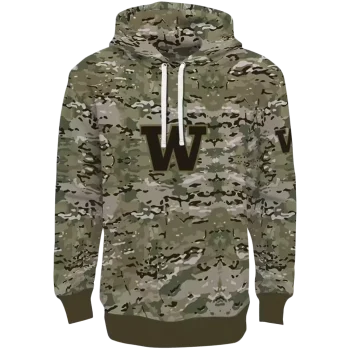personalized washington huskies military style hoodie best selling