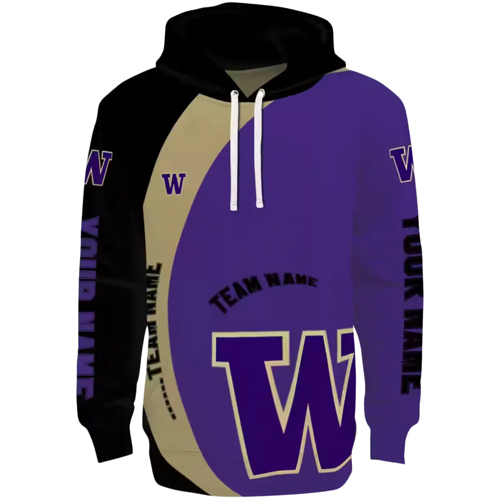 personalized washington huskies minimalist design purple black hoodie best selling personalized washington huskies minimalist design purple black hoodie best selling