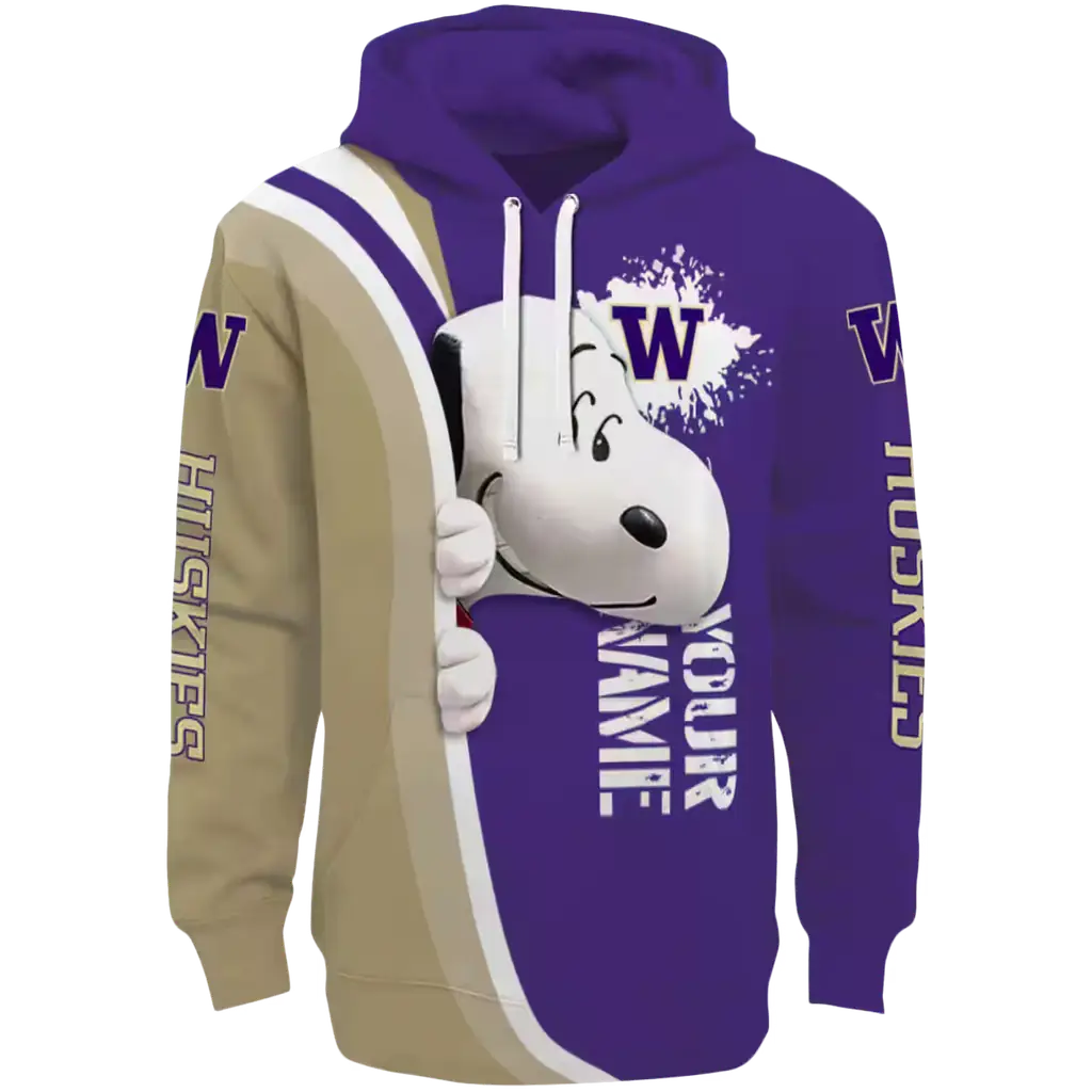 personalized washington huskies peeking snoopy purple hoodie best selling personalized washington huskies peeking snoopy purple hoodie best selling