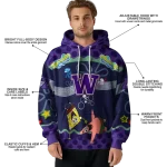 personalized washington huskies spongebob patrick star purple navy hoodie best selling
