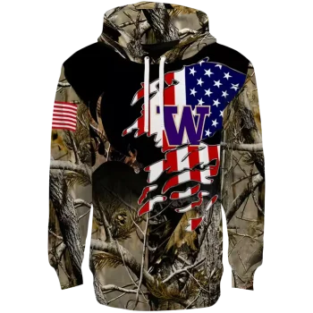 personalized washington huskies tree camo hoodie best selling