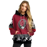 personalized washington state cougars grateful vibes crimson hoodie best selling