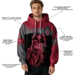personalized washington state cougars grim reaper crimson black hoodie best selling
