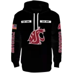 personalized washington state cougars punisher skull black hoodie best selling