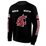 personalized washington state cougars punisher skull black hoodie best selling