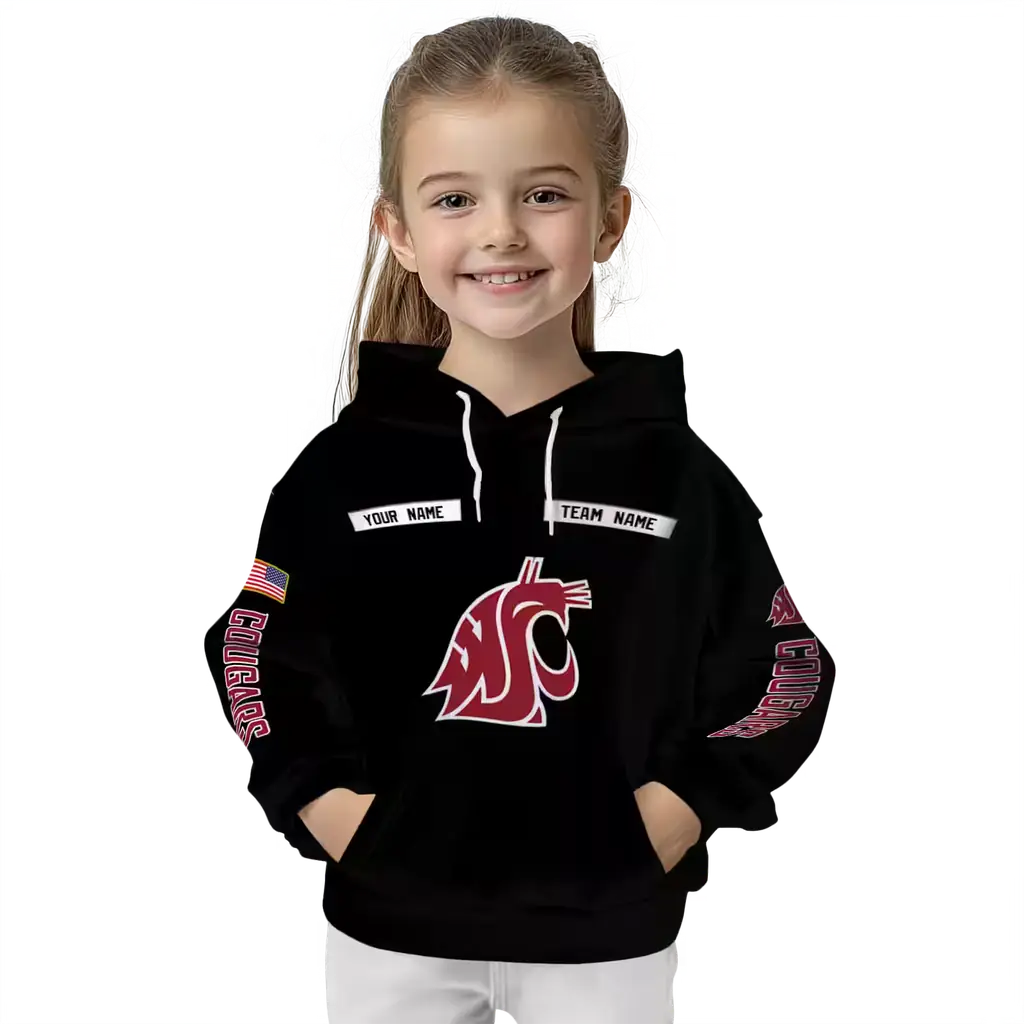 personalized washington state cougars punisher skull black hoodie top rated personalized washington state cougars punisher skull black hoodie top rated