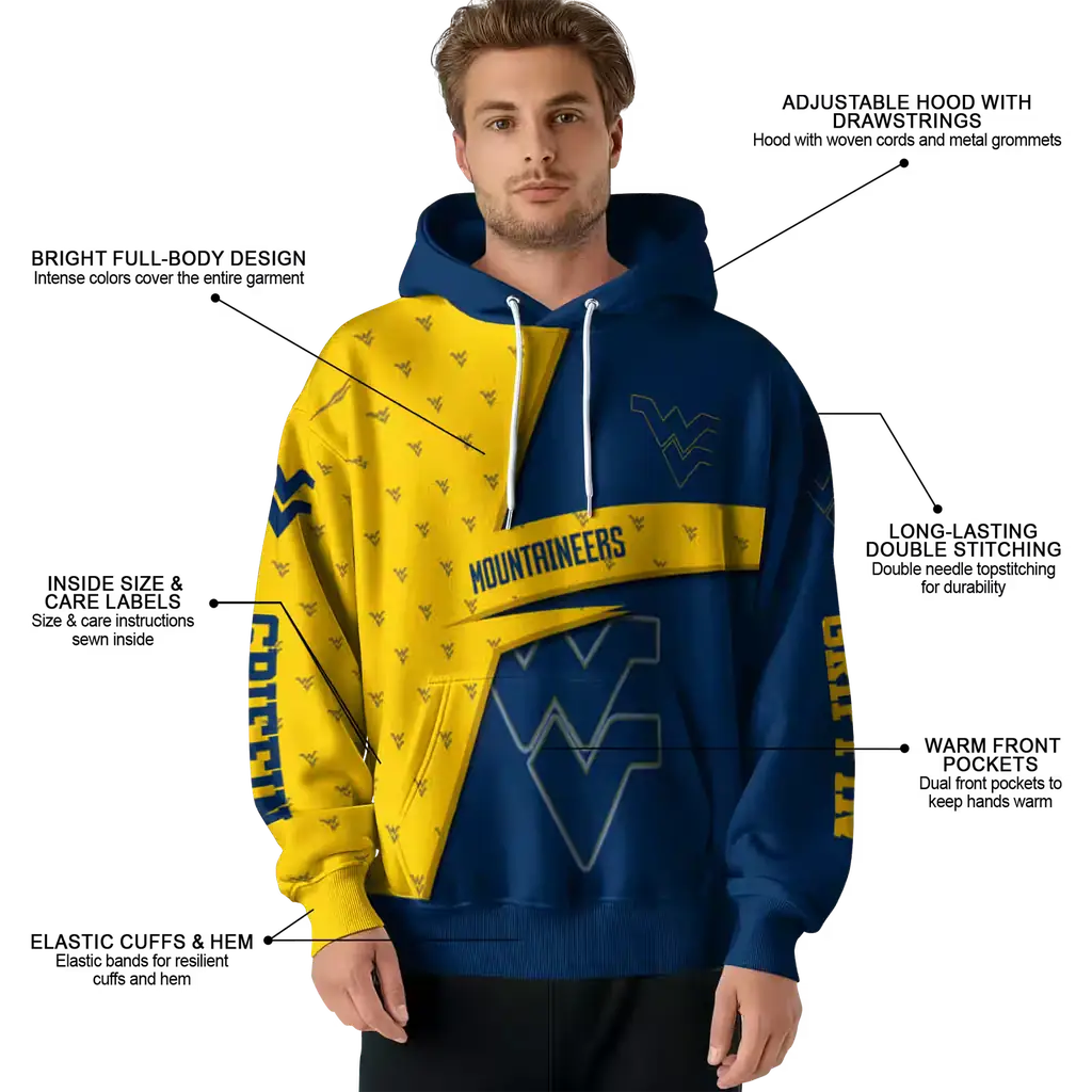 personalized west virginia mountaineers abstract shape blue hoodie latest model personalized west virginia mountaineers abstract shape blue hoodie latest model