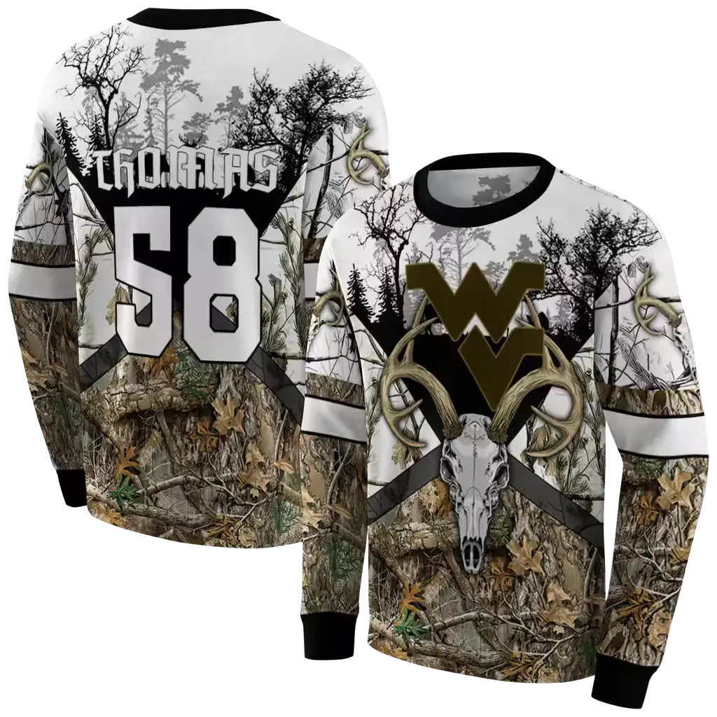 personalized west virginia mountaineers forest silhouette hoodie premium grade personalized west virginia mountaineers forest silhouette hoodie premium grade