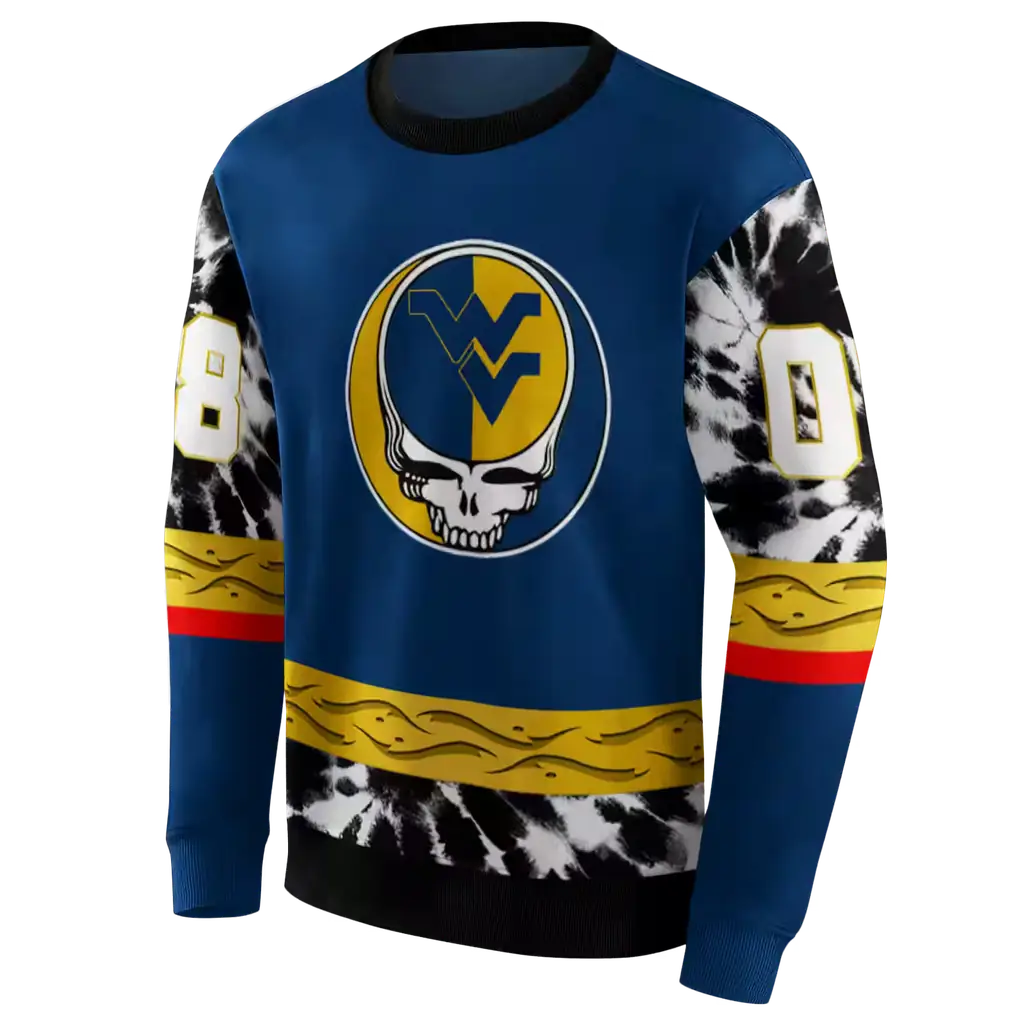 personalized west virginia mountaineers grateful vibes blue hoodie new arrival personalized west virginia mountaineers grateful vibes blue hoodie new arrival