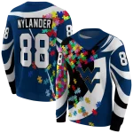 personalized west virginia mountaineers puzzle pieces blue hoodie best selling