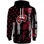 personalized western kentucky hilltoppers distressed flag red black hoodie best selling