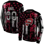 personalized western kentucky hilltoppers distressed flag red black hoodie best selling